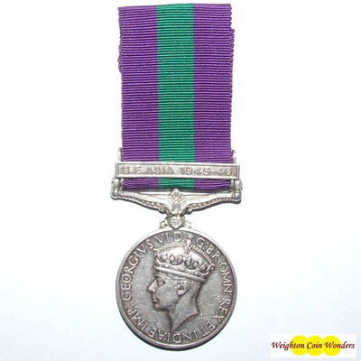 General Service Medal - S.E Asia Clasp - Click Image to Close